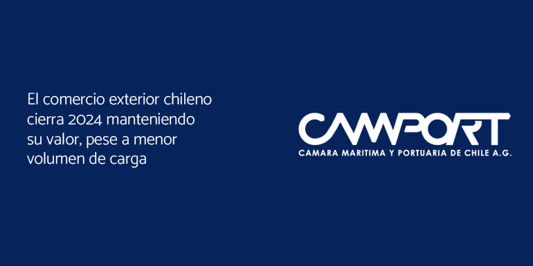 El comercio exterior chileno cierra 2024 manteniendo su valor, pese a menor volumen de carga