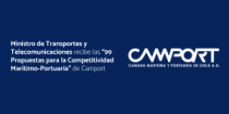 Ministro de Transportes y Telecomunicaciones recibe las “99 Propuestas para la Competitividad Marítimo-Portuaria” de Camport
