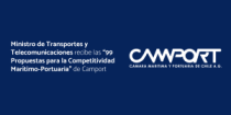 Ministro de Transportes y Telecomunicaciones recibe las “99 Propuestas para la Competitividad Marítimo-Portuaria” de Camport
