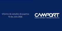 Situación operacional de puertos al 10 de julio de 2026